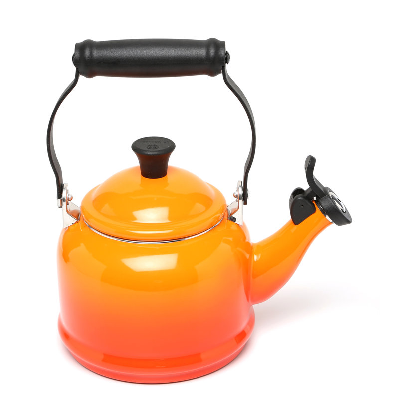 Le Creuset Enamel on Steel 1.25 Qt Demi Teakettle, Flame