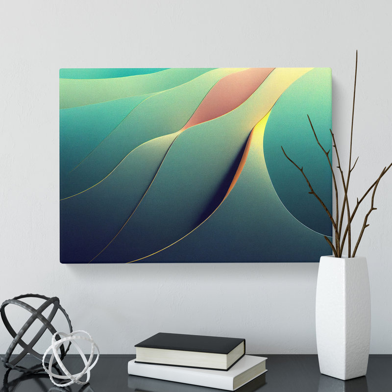 Handsome Abstract Art - Wrapped Canvas, 35cm H x 50cm W x 3cm D