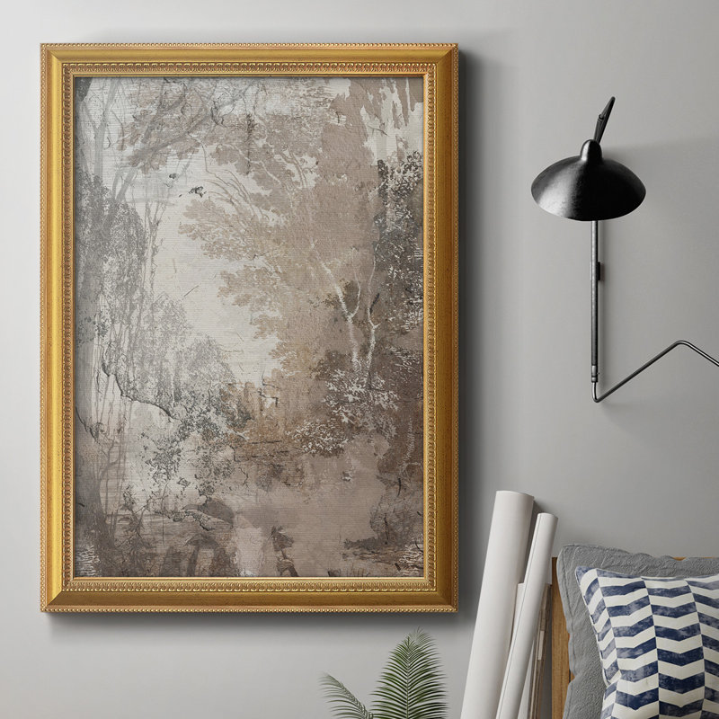 Impression sur toile encadrée Fresco Collage III, H 36 po x l 24 po x P 2,5 po