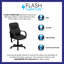  Fauteuil de direction ergonomique à dossier moyen avec accoudoirs LeatherSoft