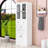Spacious Multi-Functional MDF Cabinet with Adjustable Shelves and Glass Doors