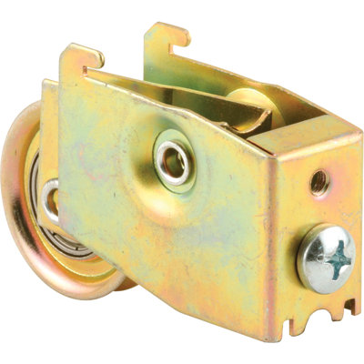 Ensemble de rouleau de porte coulissante en acier de 1-1 / 2 po à roulement à billes (paquet simple)