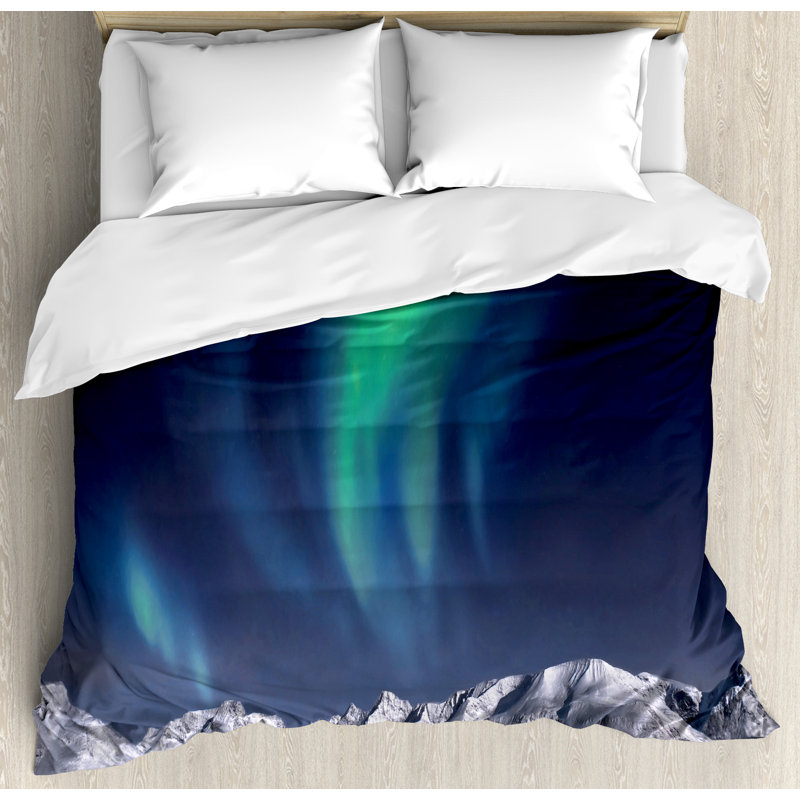 Modern & Contemporary Abstract Duvet Cover, Queen Duvet Cover + 2 Standard Shams