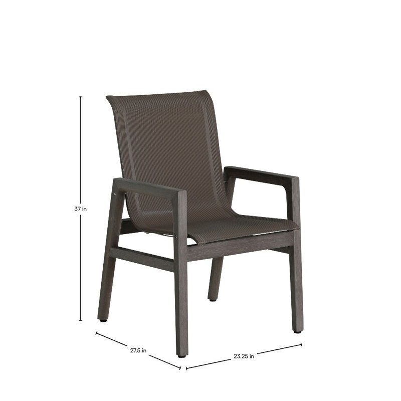 Seashore N-Dura Arm Chair, Black/Black