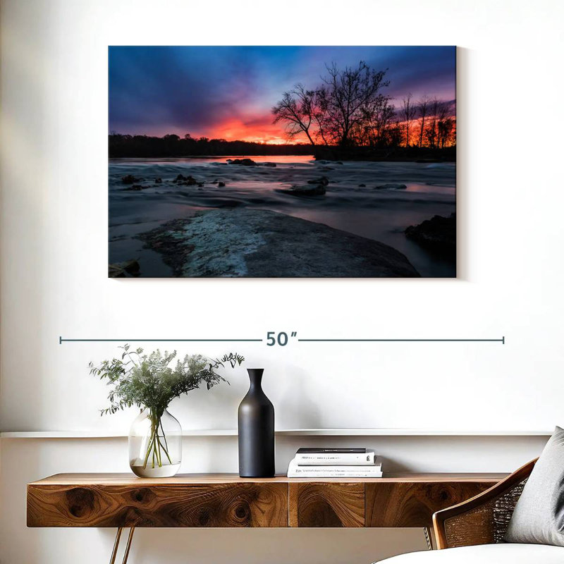 Alvord Sunset At Belle Isle, 26" H x 39" W