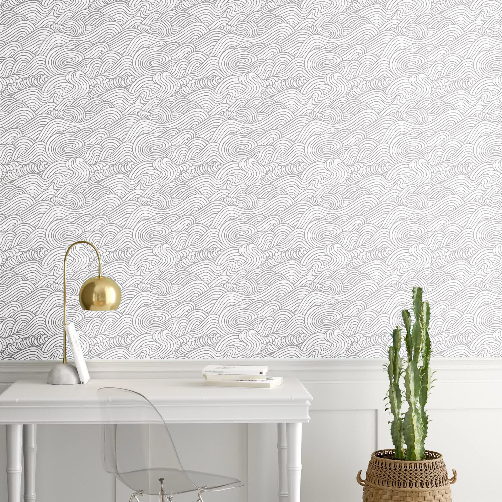 Ryker Wallpaper Double Roll, Gray