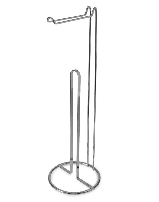 Free Standing Toilet Paper Holder, Chrome