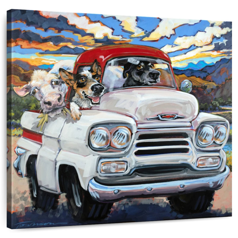 Ketti Cattle Drive, 36" H x 36" W