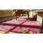 Antique Small Size Purple Color Floral Chinese Art Deco Carpet