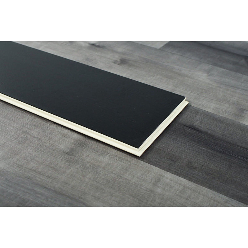 7" x 48" x 8.5 mm Maple Click Lock WPC Luxury Vinyl Plank, Hamilton Grey