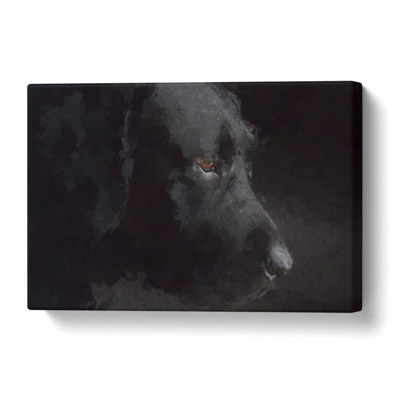 Black Labrador Retriever - Wrapped Canvas, 76.2 cm H x 50.8 cm W
