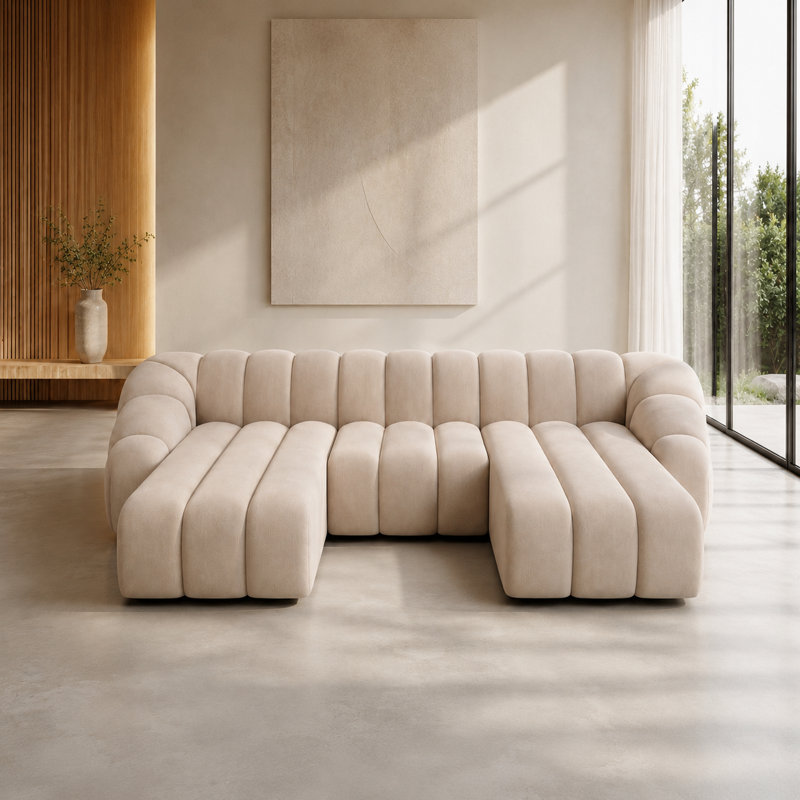 Sofa, 3, 72cm H x 410cm W x 190cm D