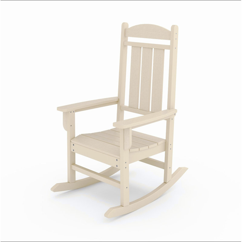 Chaise berçante Traditional, Beige