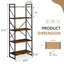 Rego 62.2" H x 23.6" W Etagere Bookcase-725378926