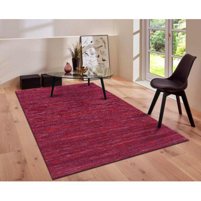 Tapis rouge en soie 2 pi x 3 pi Sari Holmes