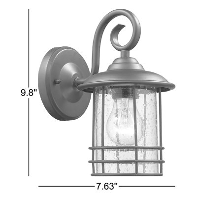 Lanterne murale d'extérieur 9,9 "H 9,8"