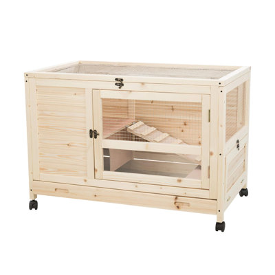 TRIXIE natura Indoor Rabbit Hutch, Pet House for Rabbits & Guinea Pigs