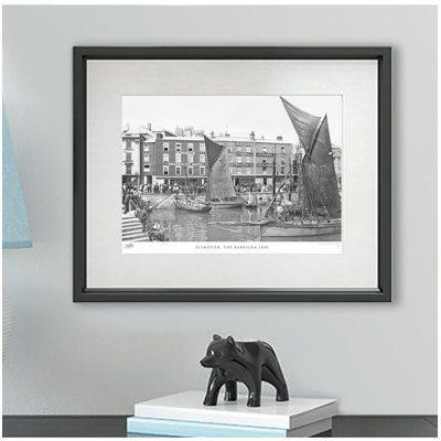 Plymouth, The Barbican 1890 by Francis Frith - Single Picture Frame Print