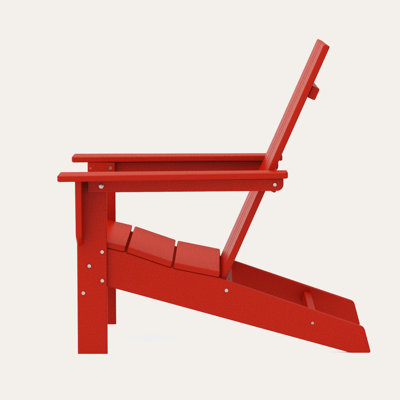 28.7" W High-Density Polyethylene Adirondack Chair