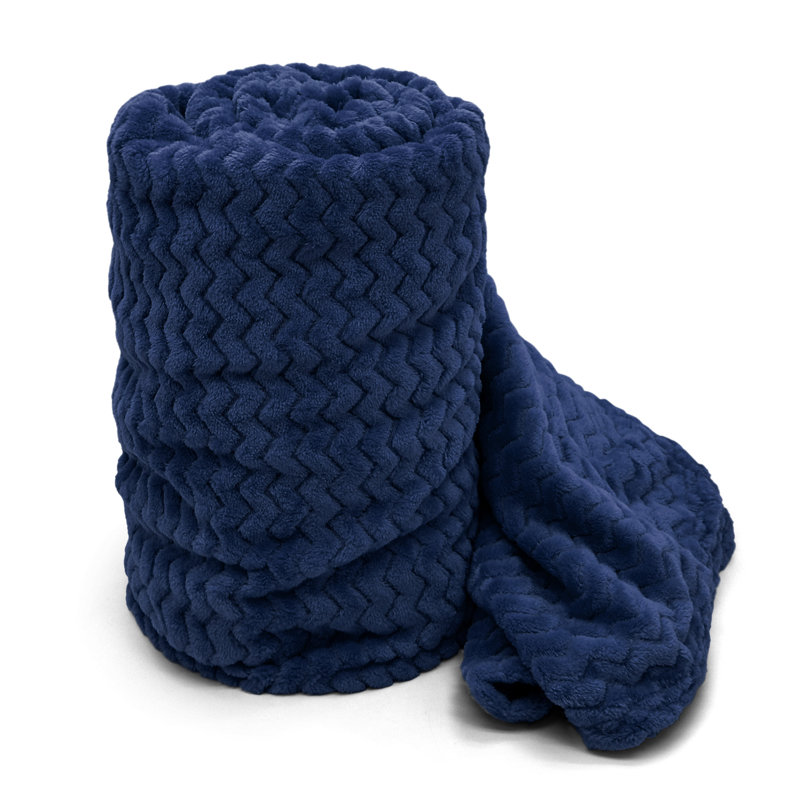 Balthasar Throw Blanket, W27 x L35cm, Navy