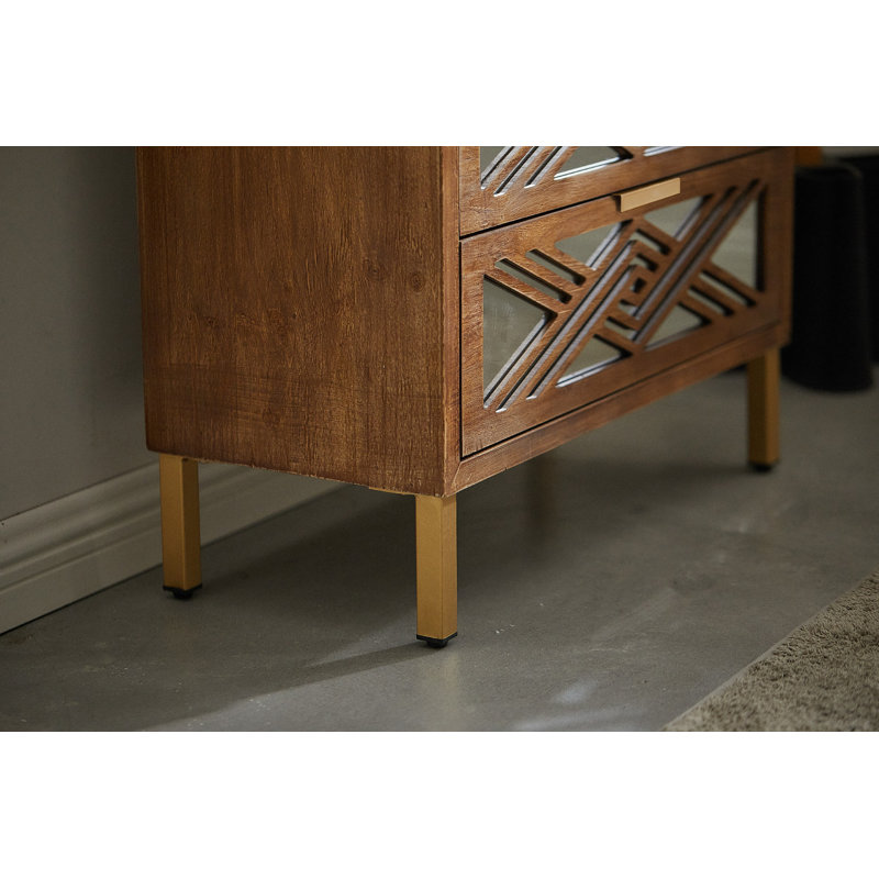 Table de chevet 3 tiroirs Arnim