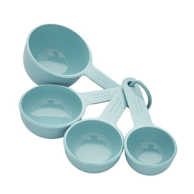 Kitchenaid Measuring Cups, Set Of 4, Aqua Sky