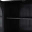 Armoire murale en verre à quatre portes, rangement compact pour la cuisine, le salon et la salle de bain-247212183