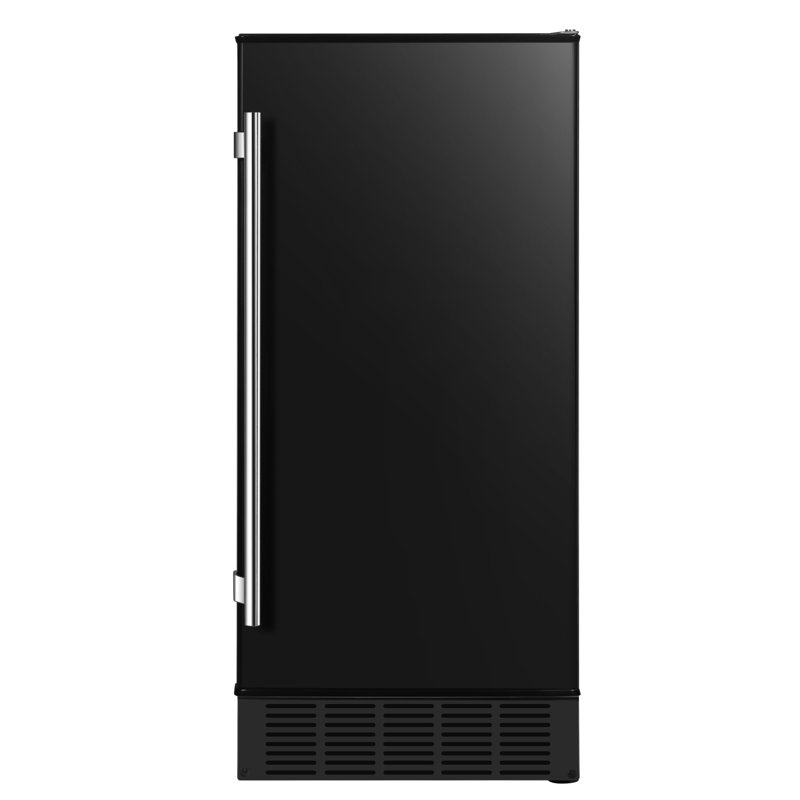 EdgeStar 25 Lb. Daily Production Crescent Ice Built-In Ice Maker, Black