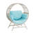 Wicker Outdoor Patio Egg Chair with Cushion-1098502902