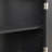 Bathroom Storage Cabinet In Black With Adjustable Shelf And Side Bottom Drawer Tall Top Inner