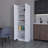 Patsie Tall Freestanding Kitchen Pantry with Four Doors and Five Inside Shelves-785181027