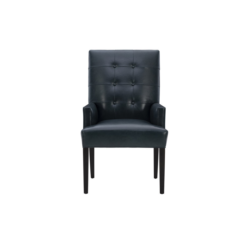 Leather Arm Chair, Pumice