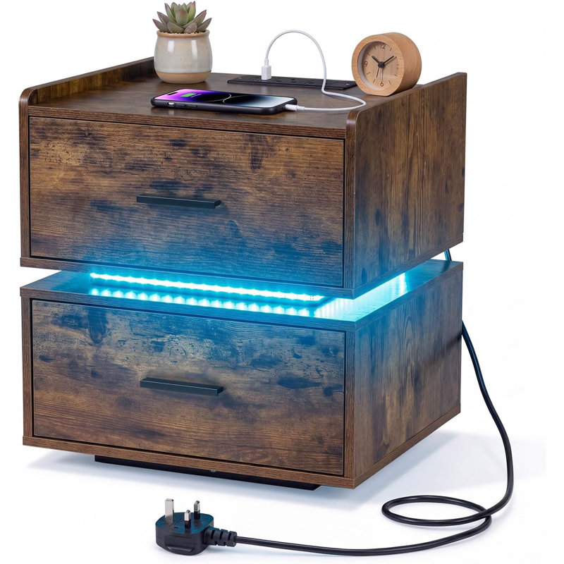45cm W Particle Board Bedside Table