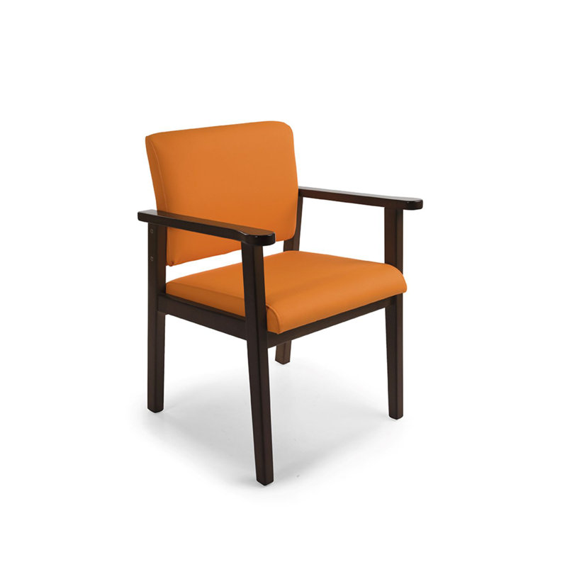 Adeliene Upholstered Armchair, Orange, Black