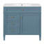Meuble-lavabo moderne et minimaliste avec rangement spacieux et fabrication durable