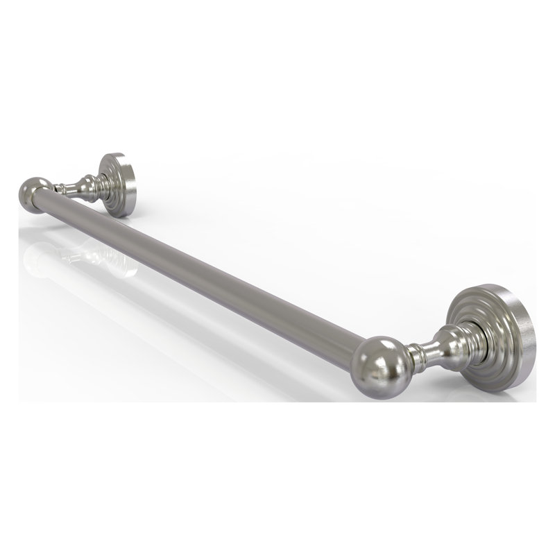 Barre à serviettes murale Beresford, Nickel satiné, 18"