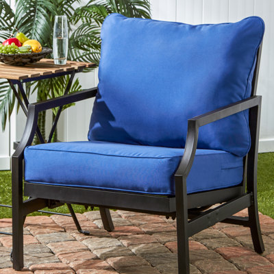 Coussin de siège pour chaise d'extérieur Lester