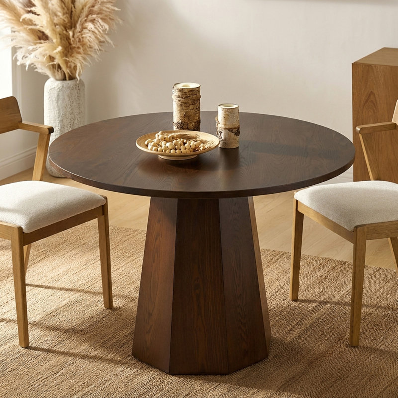 Table de salle à manger 39 ", Noyer
