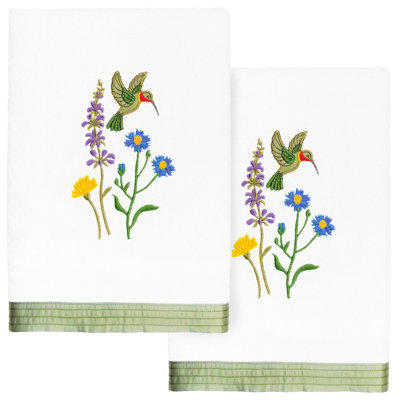 100% Turkish Cotton HADA Embellished Hand Towel
