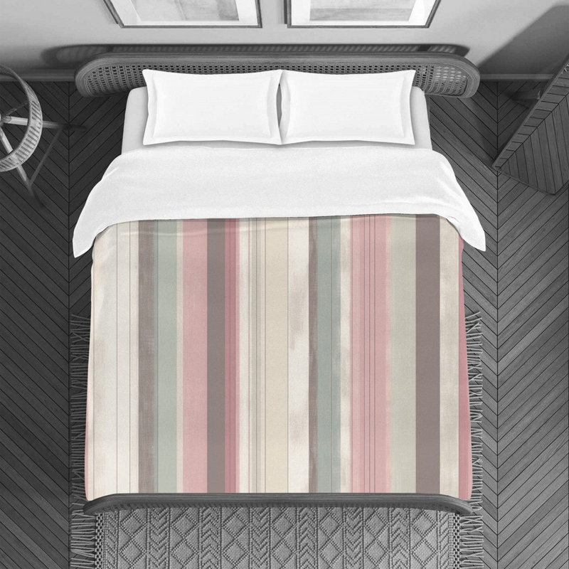 Vertical Striped Bedding, Queen