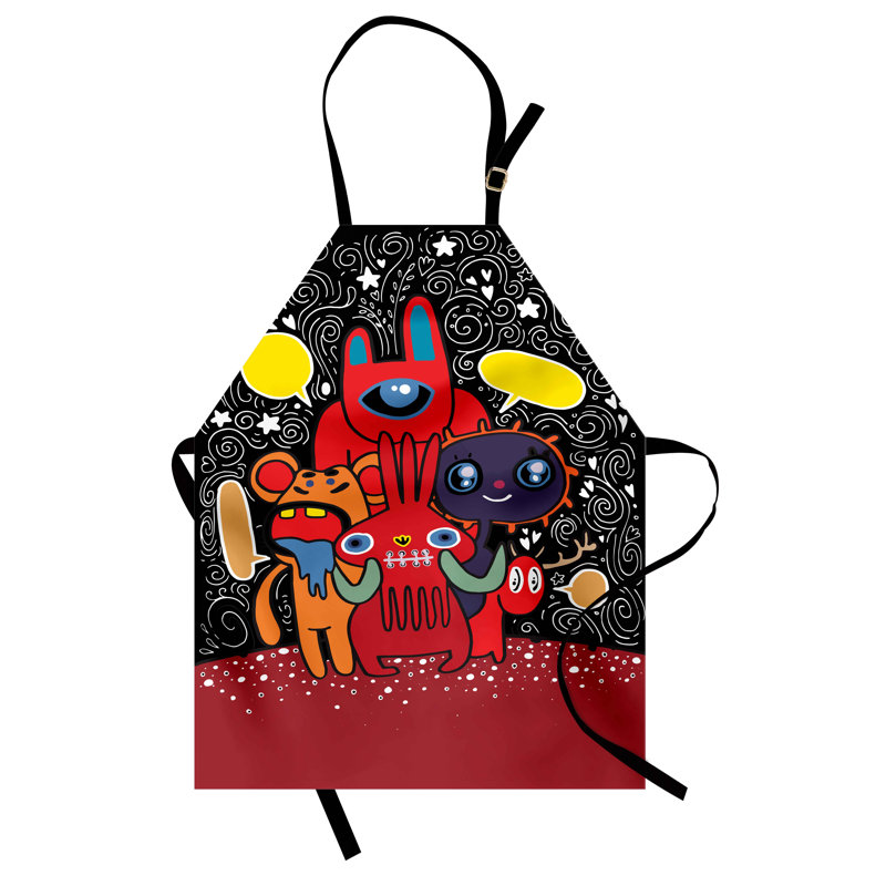 No Pattern Bib Apron