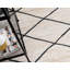 Tapis tressé bijou couleur beurre