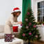 Ensemble de 6 boules de Noël de 6 cm décorées pour des décorations d'arbre de Noël-1870315343