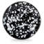 Set of 4 Black Swirl Appetizer Plates
