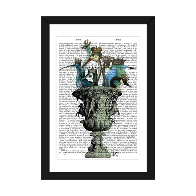 «Bird Bath», impression sur toile, H 24 po x l 16 po x P 1 po, Papier avec cadre noir, Blanc