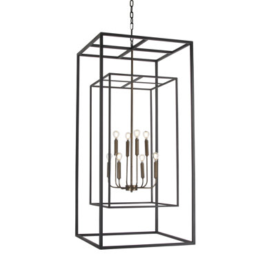 David’s 8 - Light Rectangle Chandelier