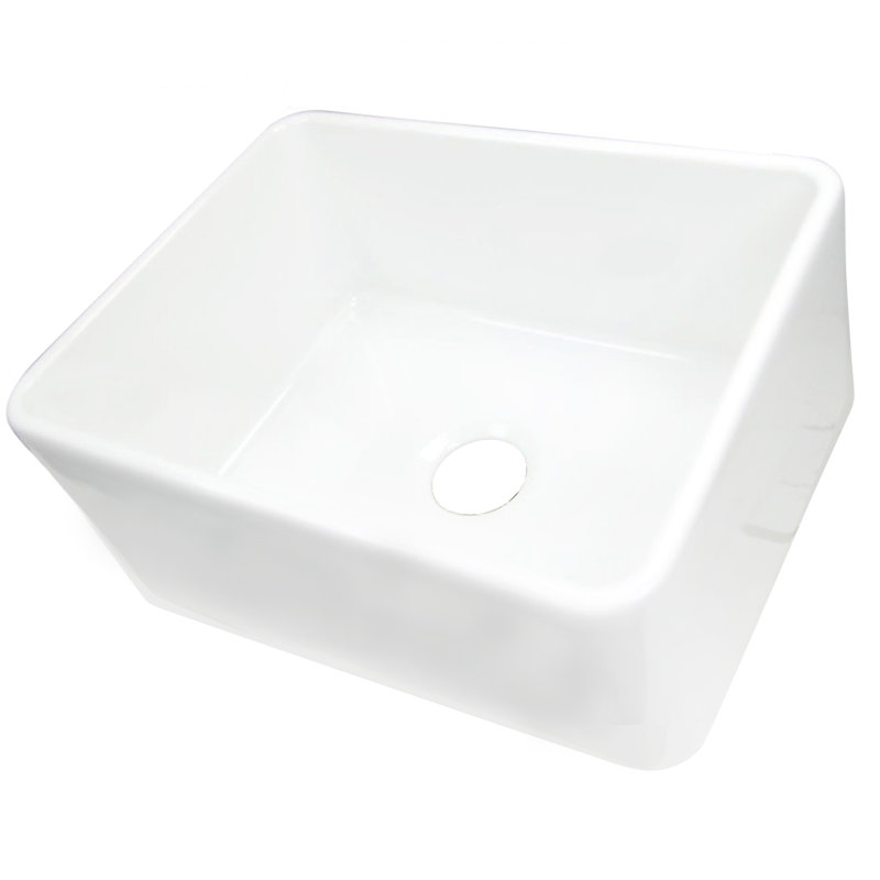 Évier de cuisine en argile réfractaire L 23,25 po x l 18 po