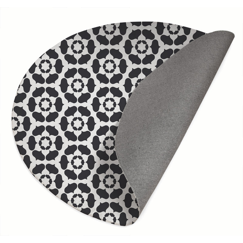 Tapis d'extérieur Cleo, Rond 5 pi