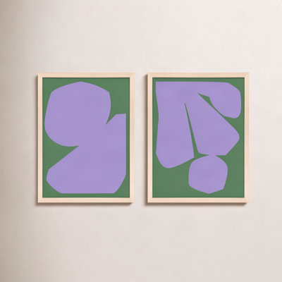 Element 2-Piece Print Set by Michael Kempen