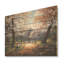 «Pink Springtime Park Floral Canopy II», impression sur toile d'arbre sur bois-2103598508